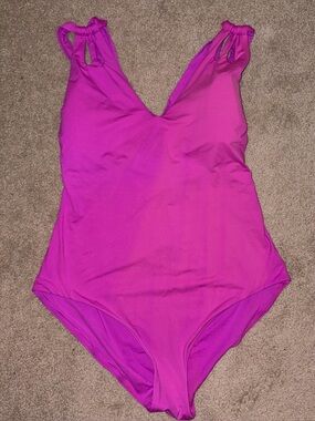 Becca Swim | Color Code Hot Pink One Piece 1X EXCELLENT COND